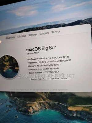 Laptop Apple MacBook 2013 16GB Intel Core I7 SSD 256GB