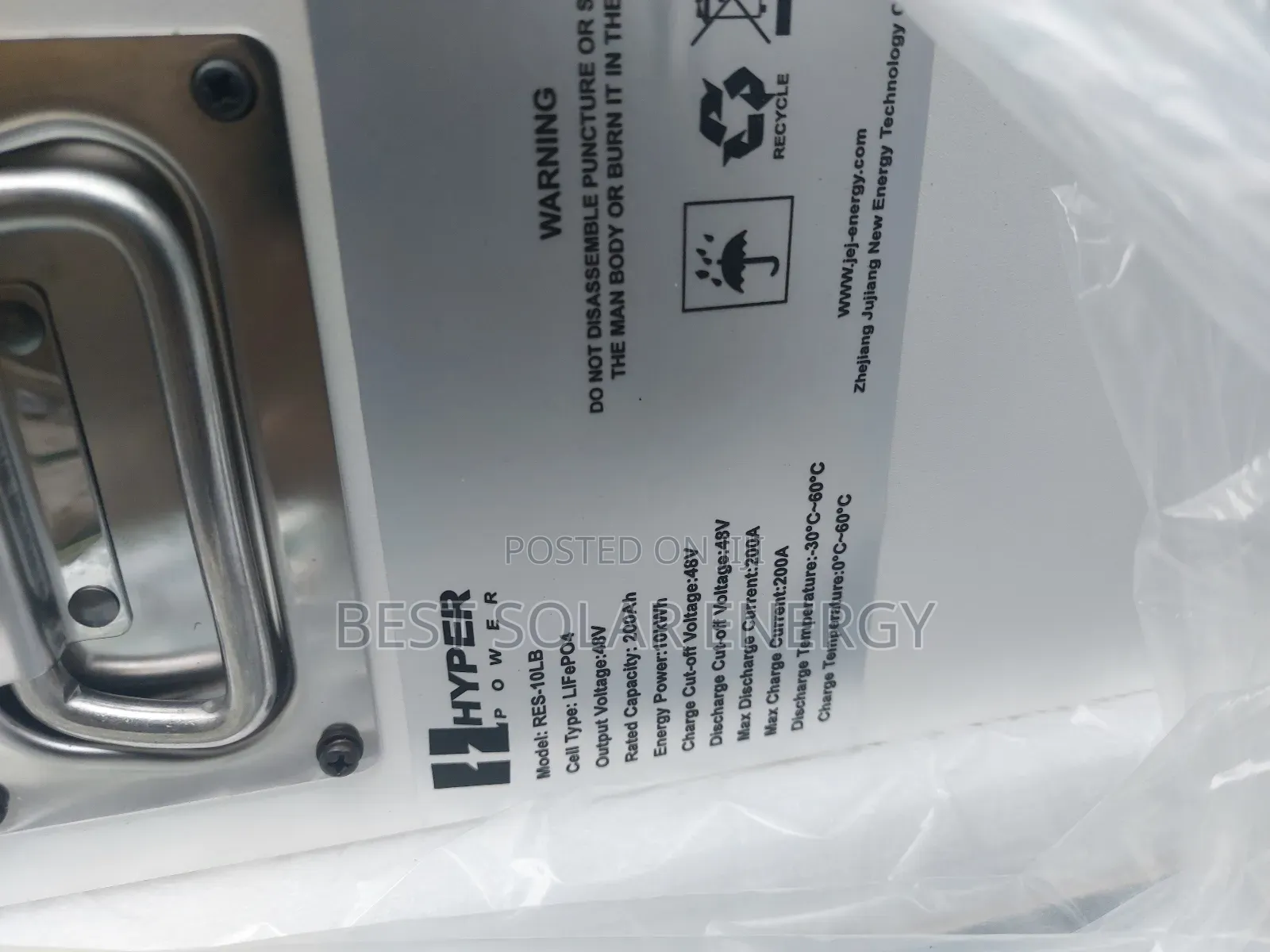 Hyper 10kwh Lithium Battery 48v