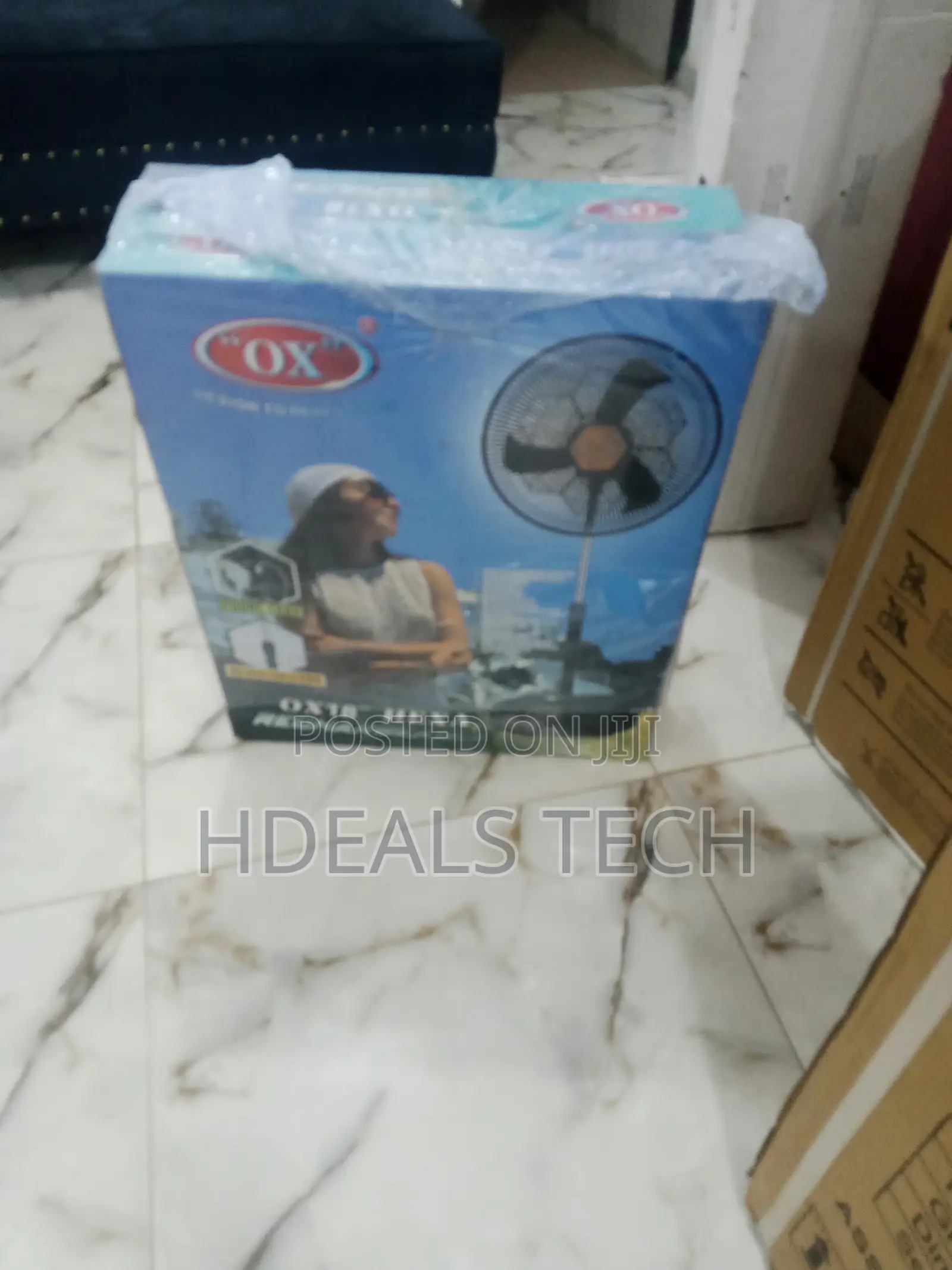Ox 18-Inch Rechargeable Standing Fan