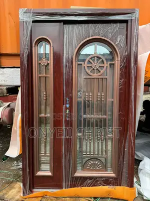 Copper Door With Glass