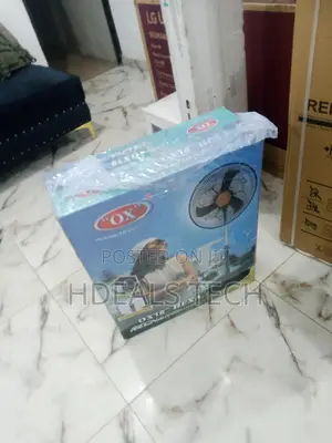 Ox Standing Fan Industrial 18'' Inches - Rechargeable