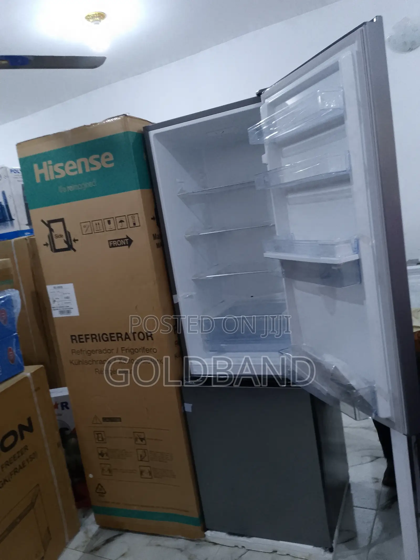 Refrigerator Hisense 264L Silver Brand New
