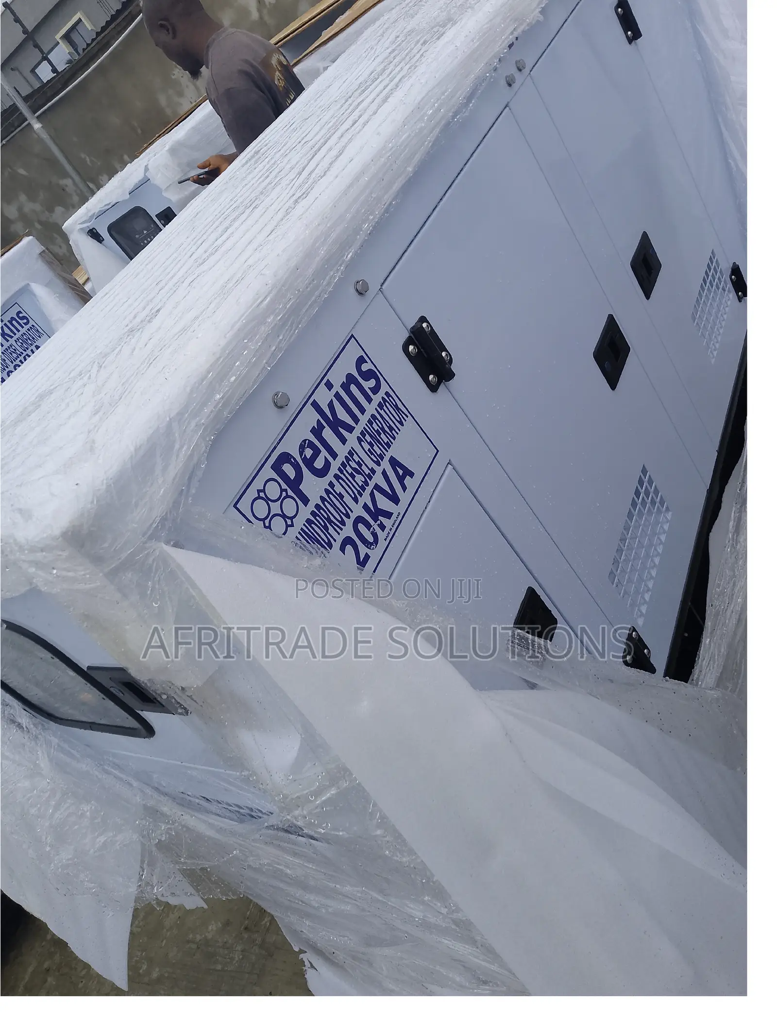Durable Perkins 20kva Soundproof Industrial Generator