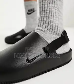Nike Black Mule Sandals