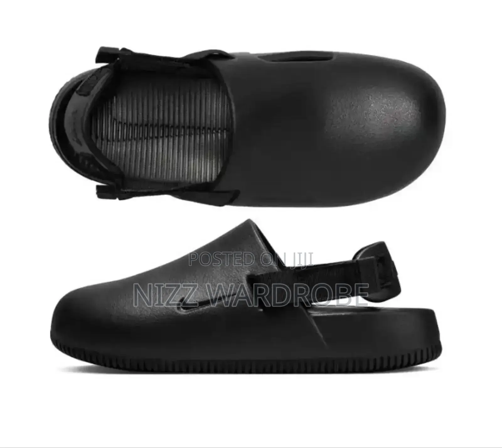 Nike Black Mule Sandals