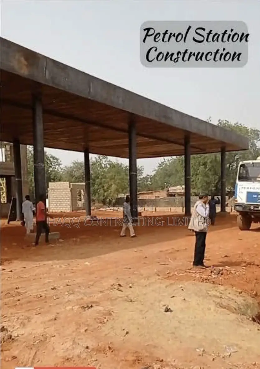 Filling Station Canopy Fabrication