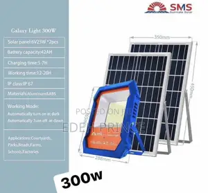 300watts Solar Flood Street Light