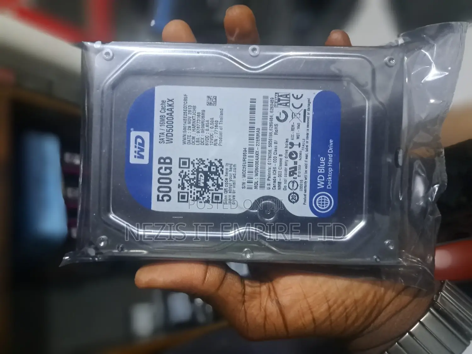 Western Digital Desktop 500GB Harddrive