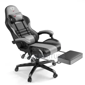 Home and Office Gaming Chair With Headrest and Footrest