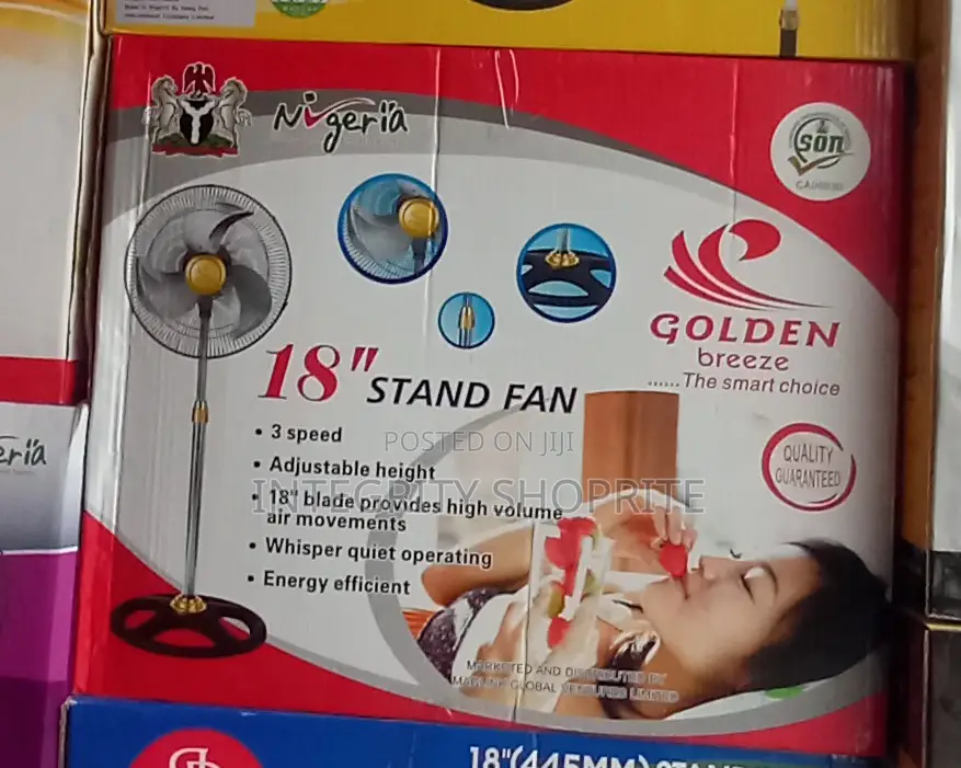 Golden Breeze 18inches Standing Fan