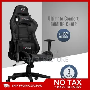 Home and Office Gaming Chair With Headrest and Footrest