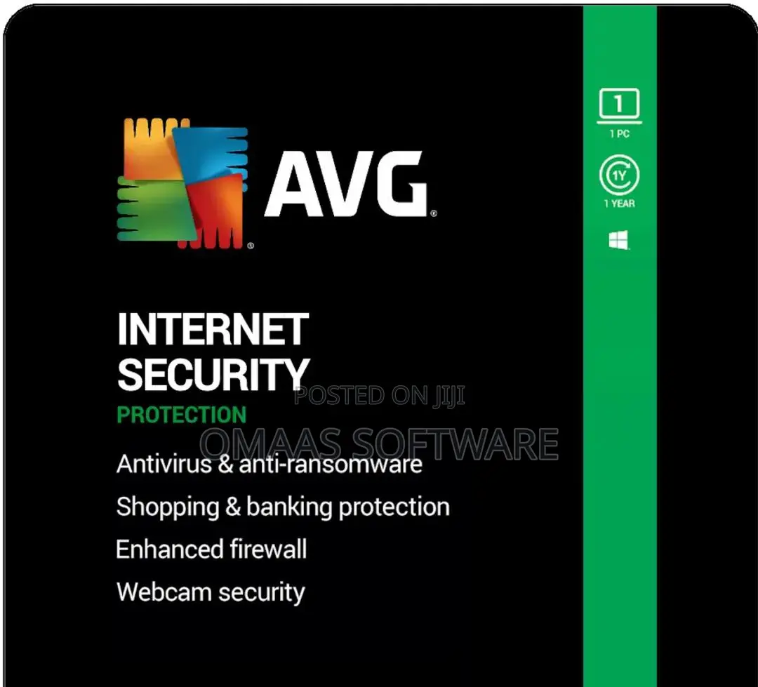 Avg Internet Security 2025, 1 User, 1 Year