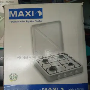 Maxi Table Top Gas Cooker 4 Burner All Gas