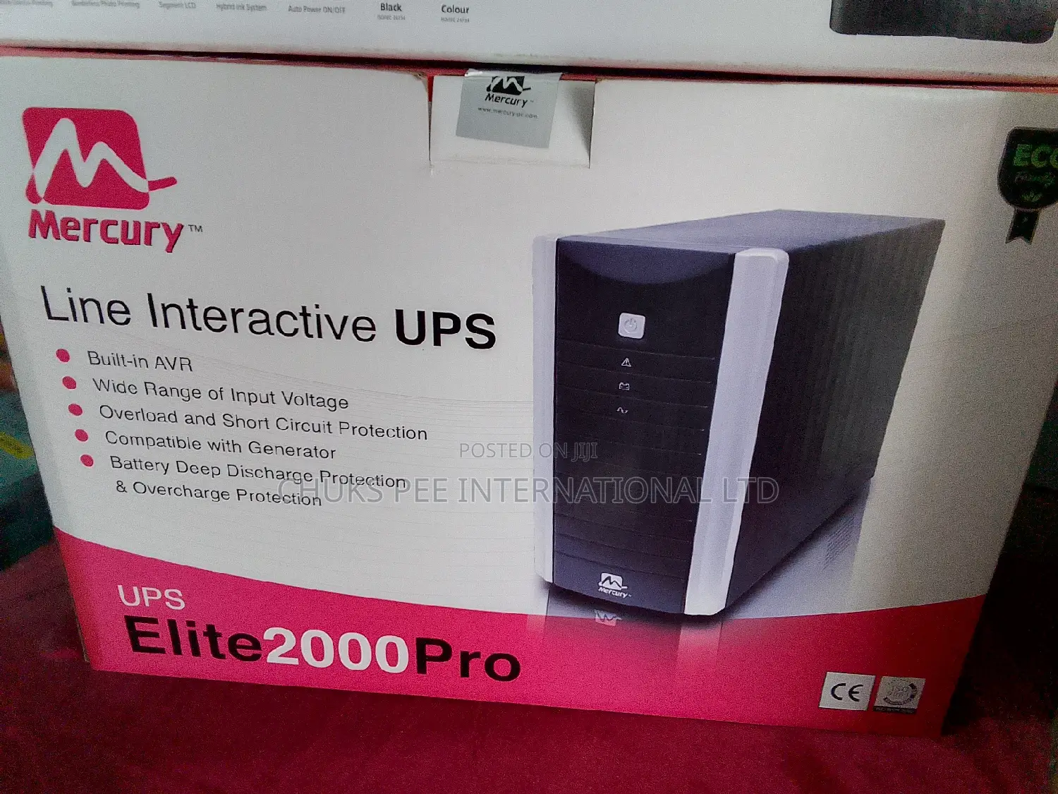 Mercury Elite 2000 Pro Ups