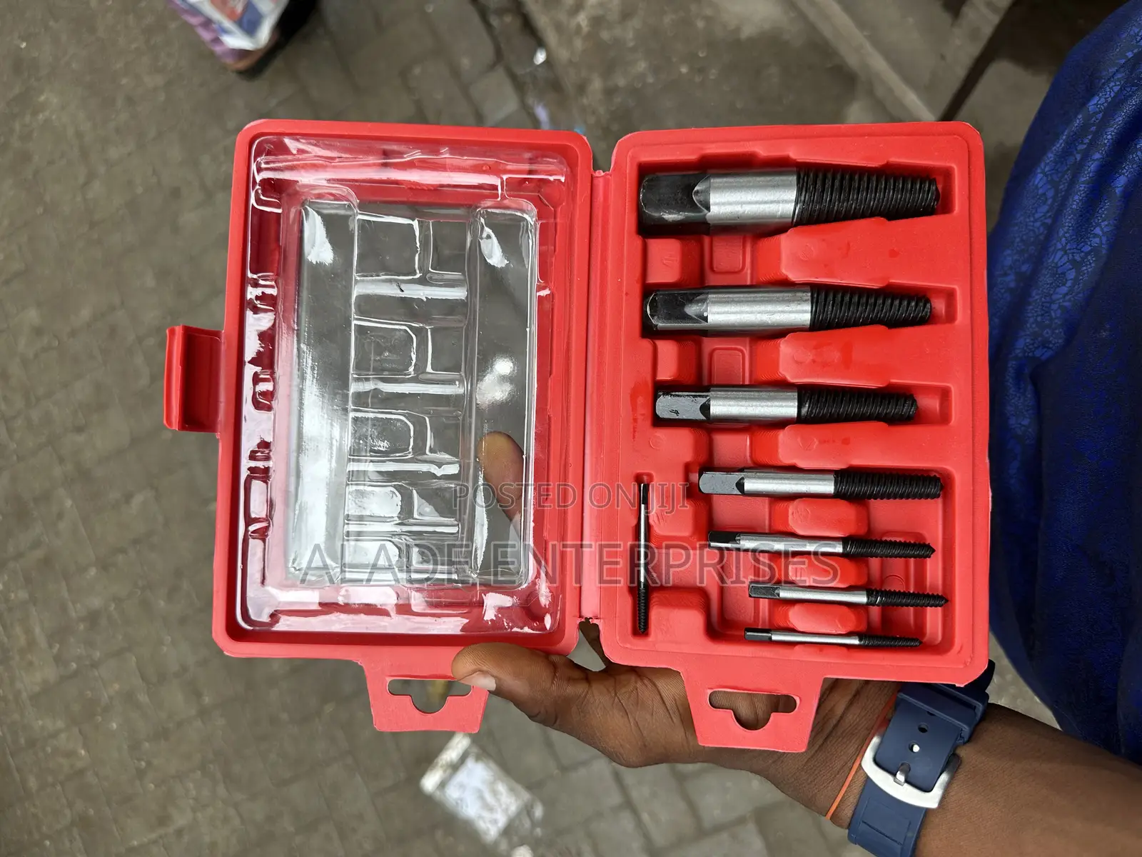 Steel Broken Screw Extractor Kit 8pcs
