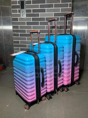 Set of 3 Rubber Luggage Box