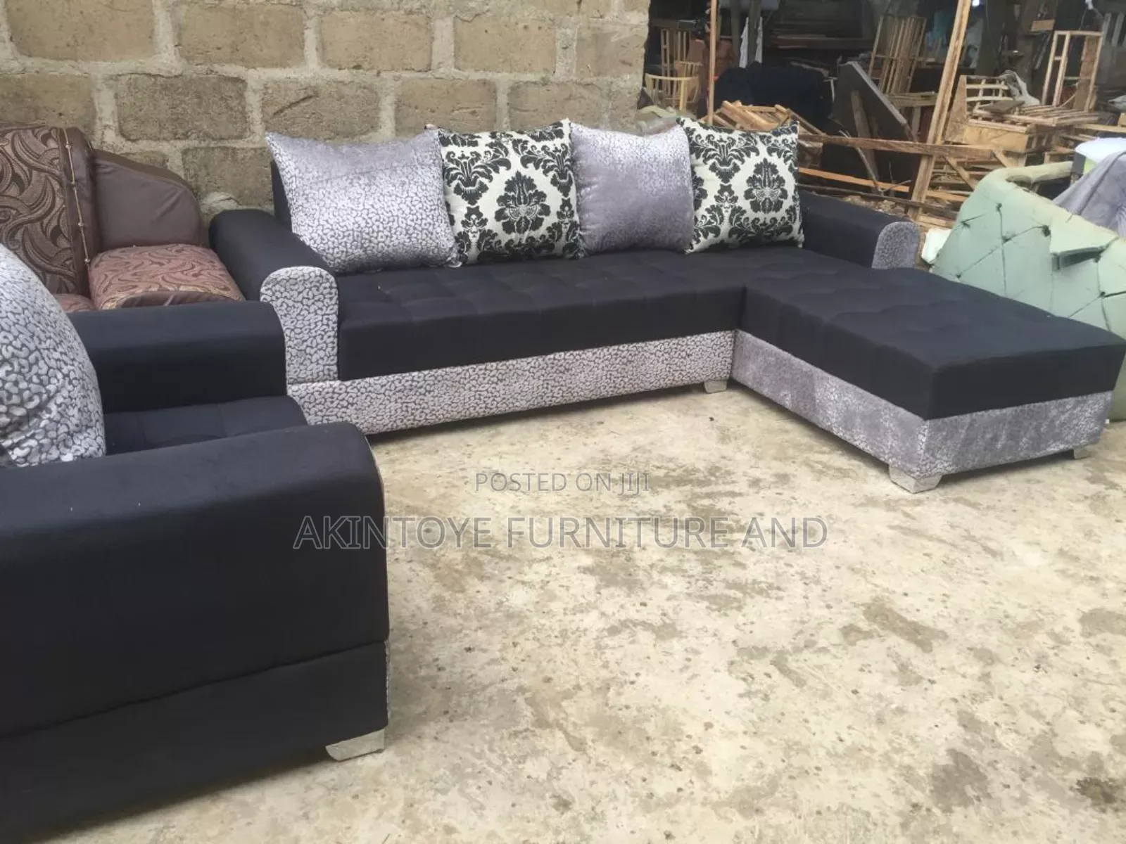 Luxury L-shape Sofa Set