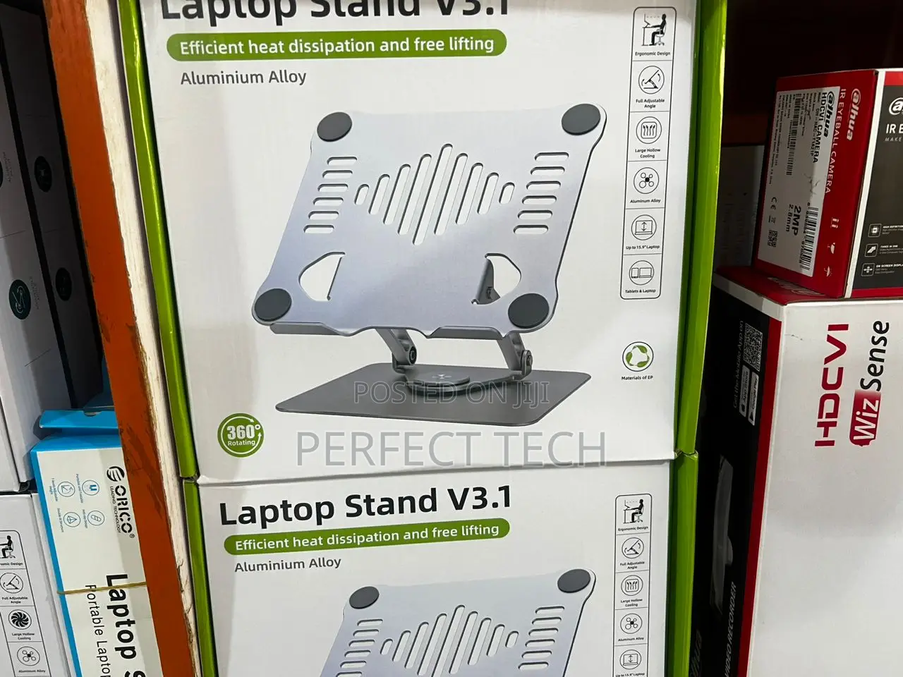 Laptop Folder Stand With 360 Degree Rotation