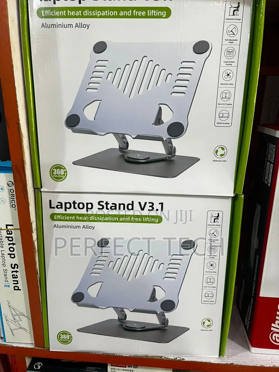 Laptop Folder Stand With 360 Degree Rotation