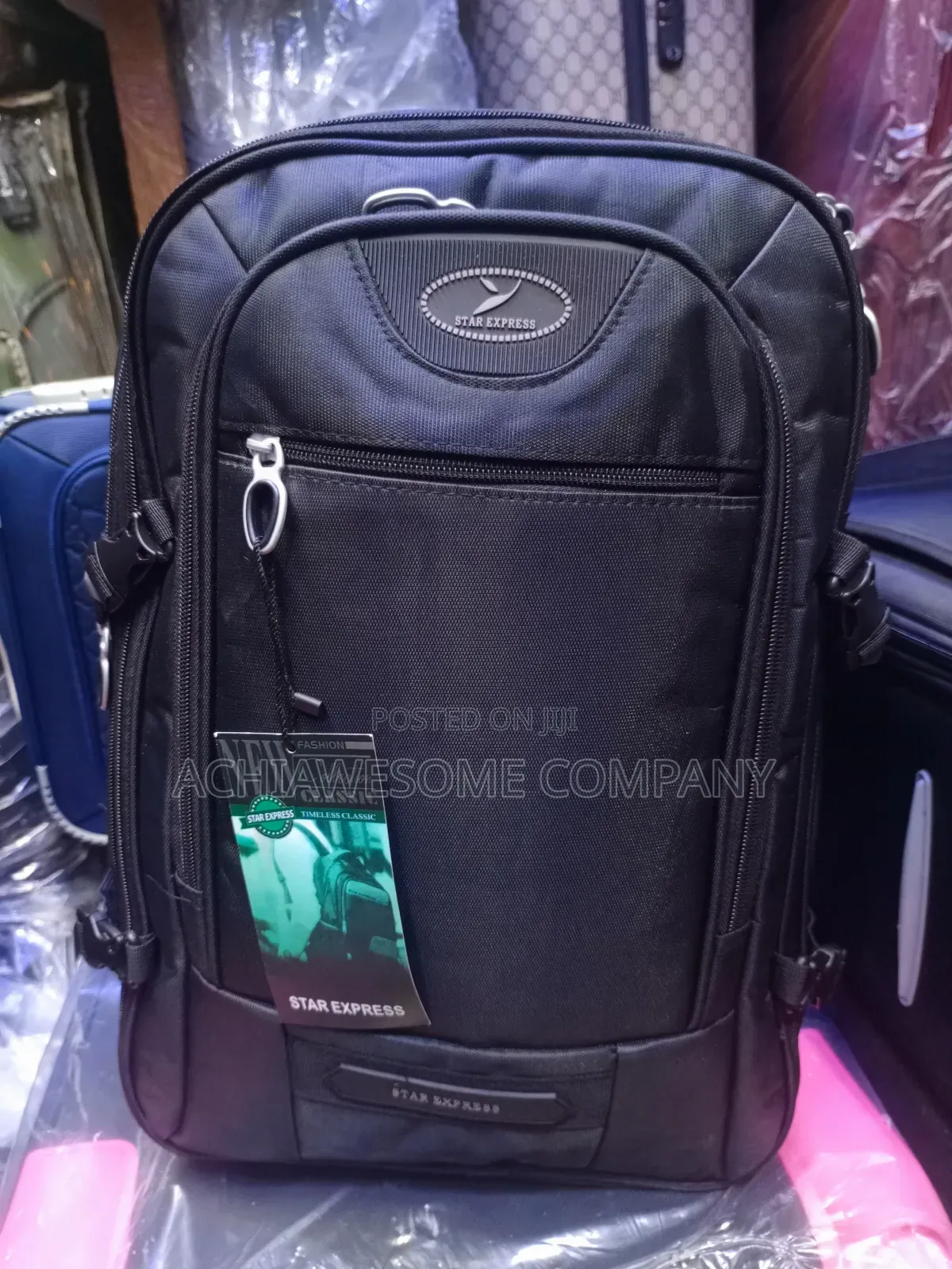 Expandable Backpack With Ear Phone And Usb Port