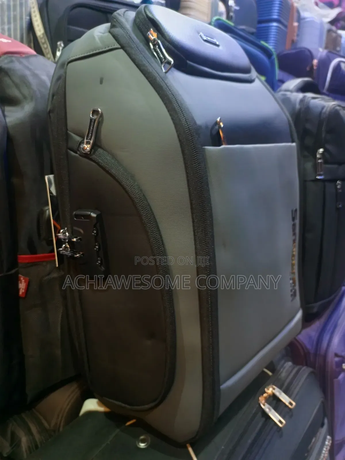 Quality Backpack With Lock And Usb Port