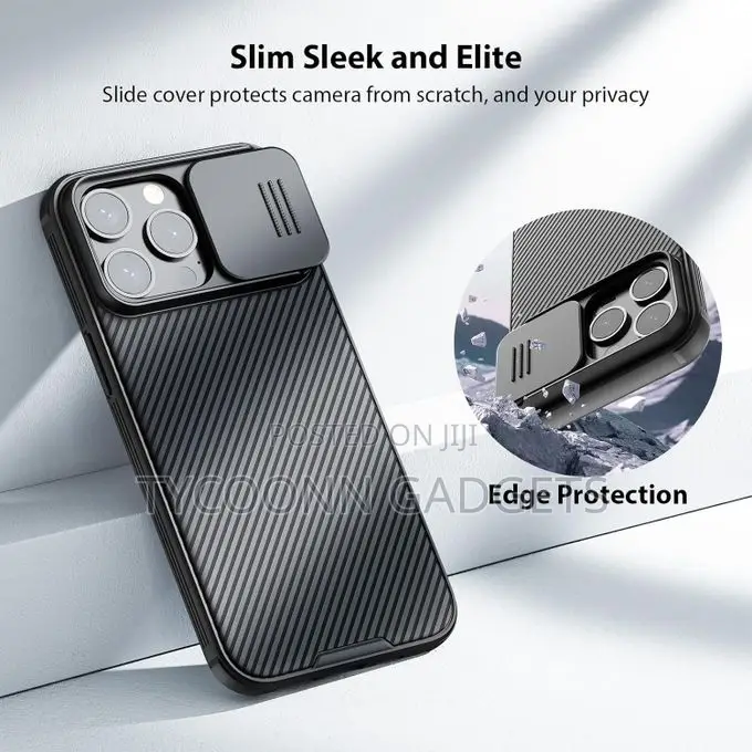 Camshield Pro Back Cover With Camera Cover iPhone 15 Pro Max