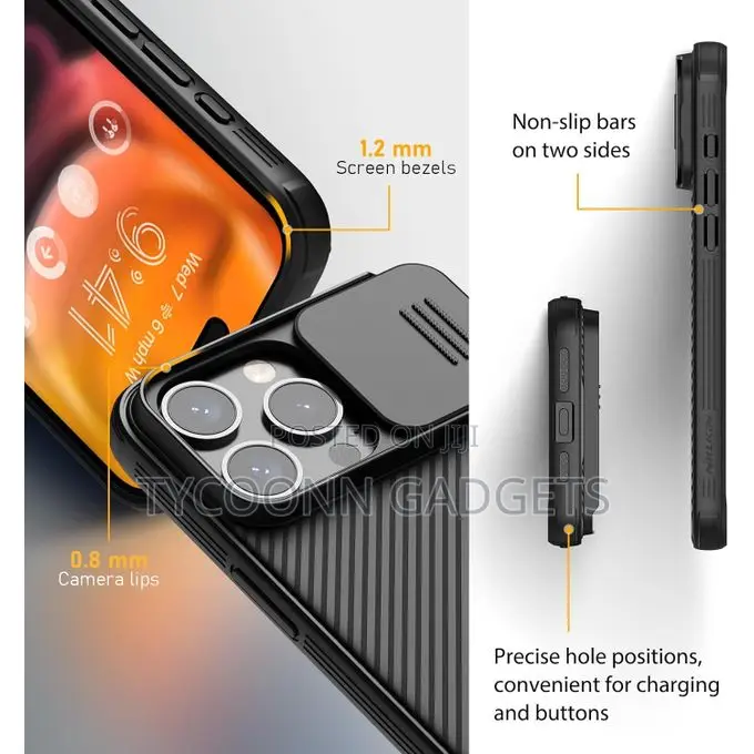 Camshield Pro Back Cover With Camera Cover iPhone 15 Pro Max