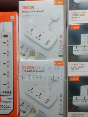 2 Ac Outlets Portable Electrical Extension Socket