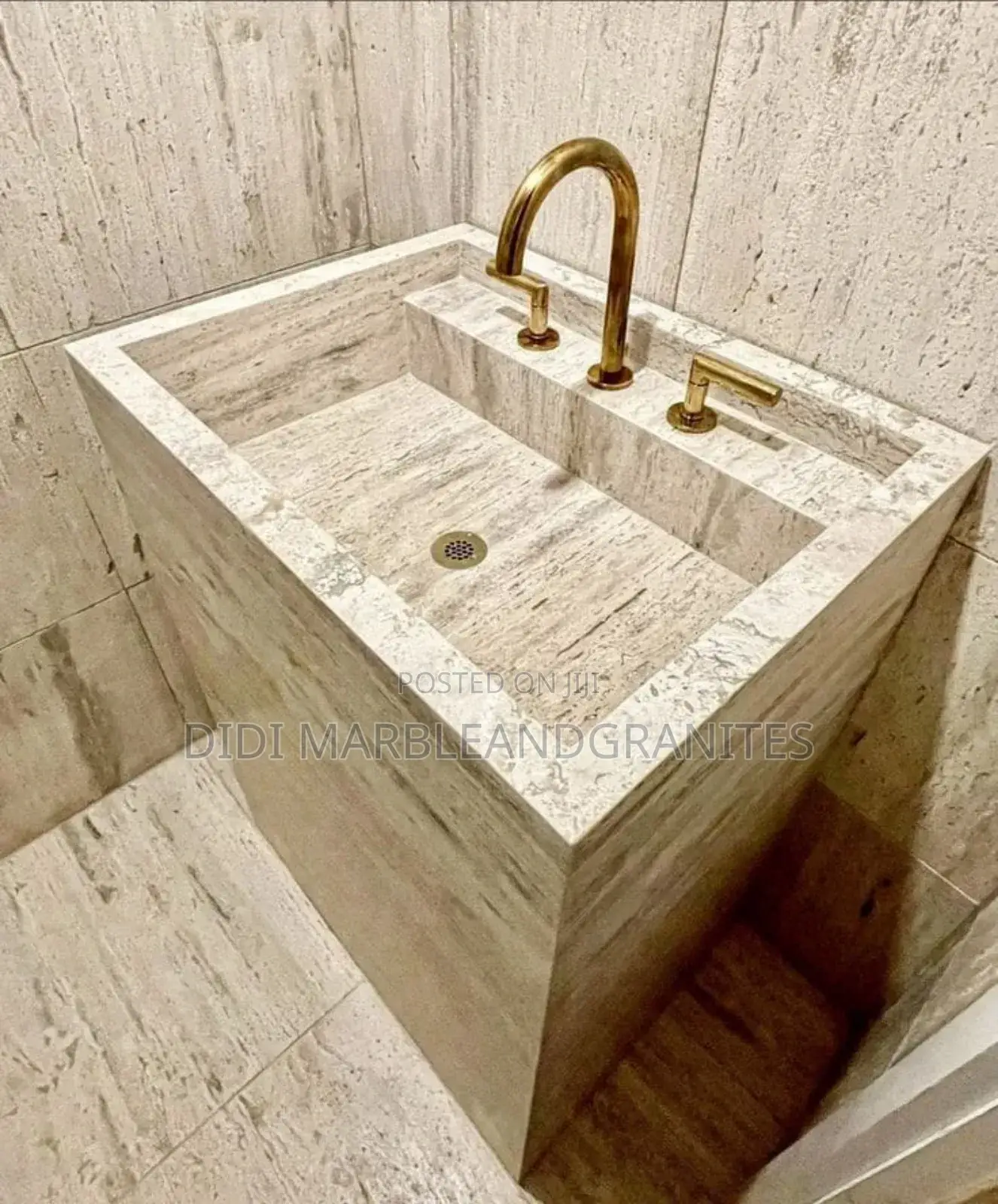 Marble Cabinate Basin.