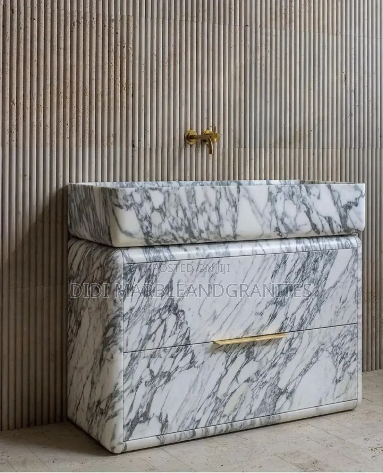 Marble Cabinate Basin.