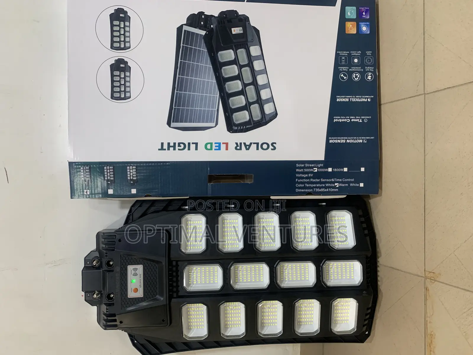 Gridwat 500w Solar Integrated Street Light