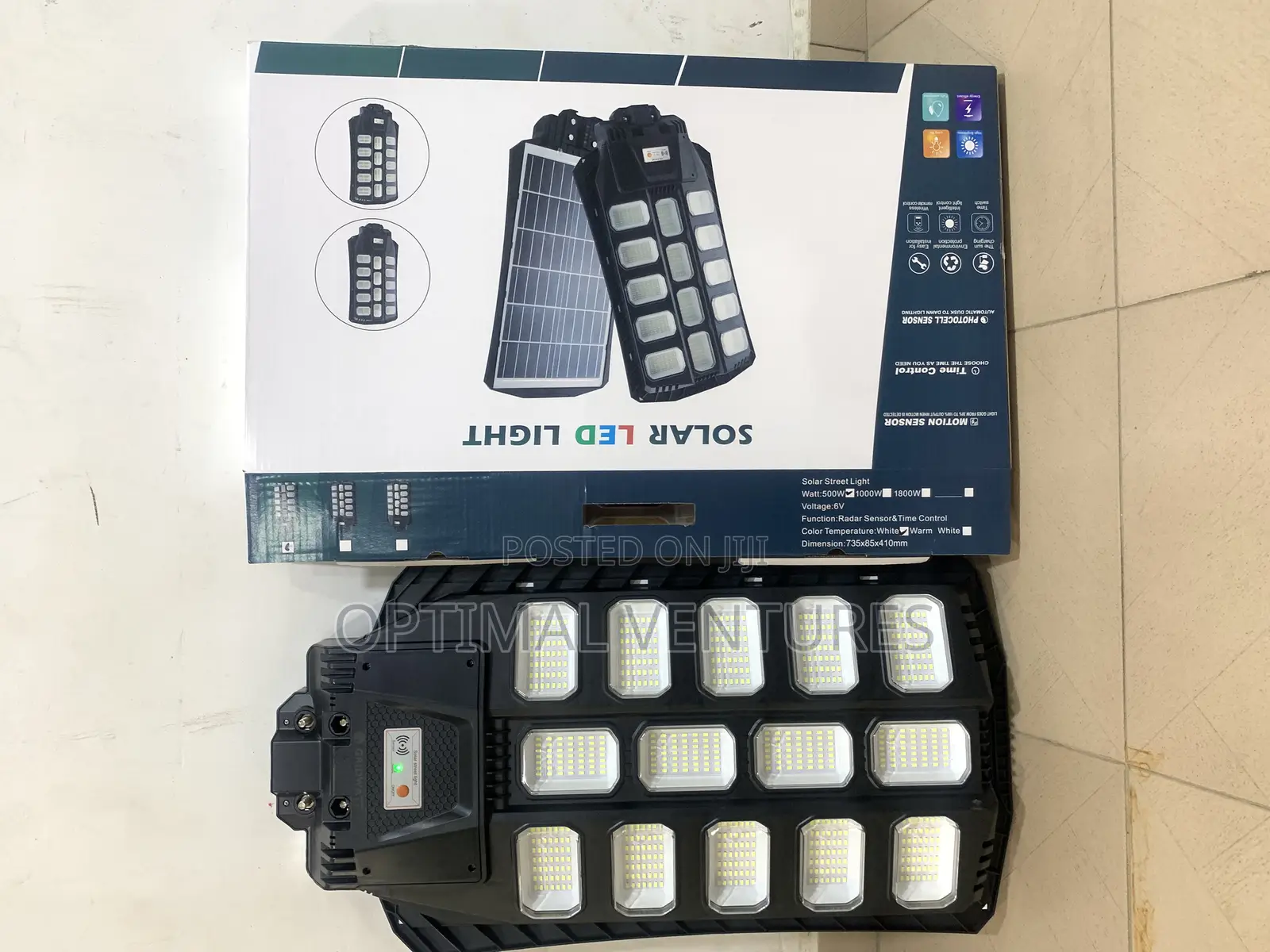 Gridwat 500w Solar Integrated Street Light