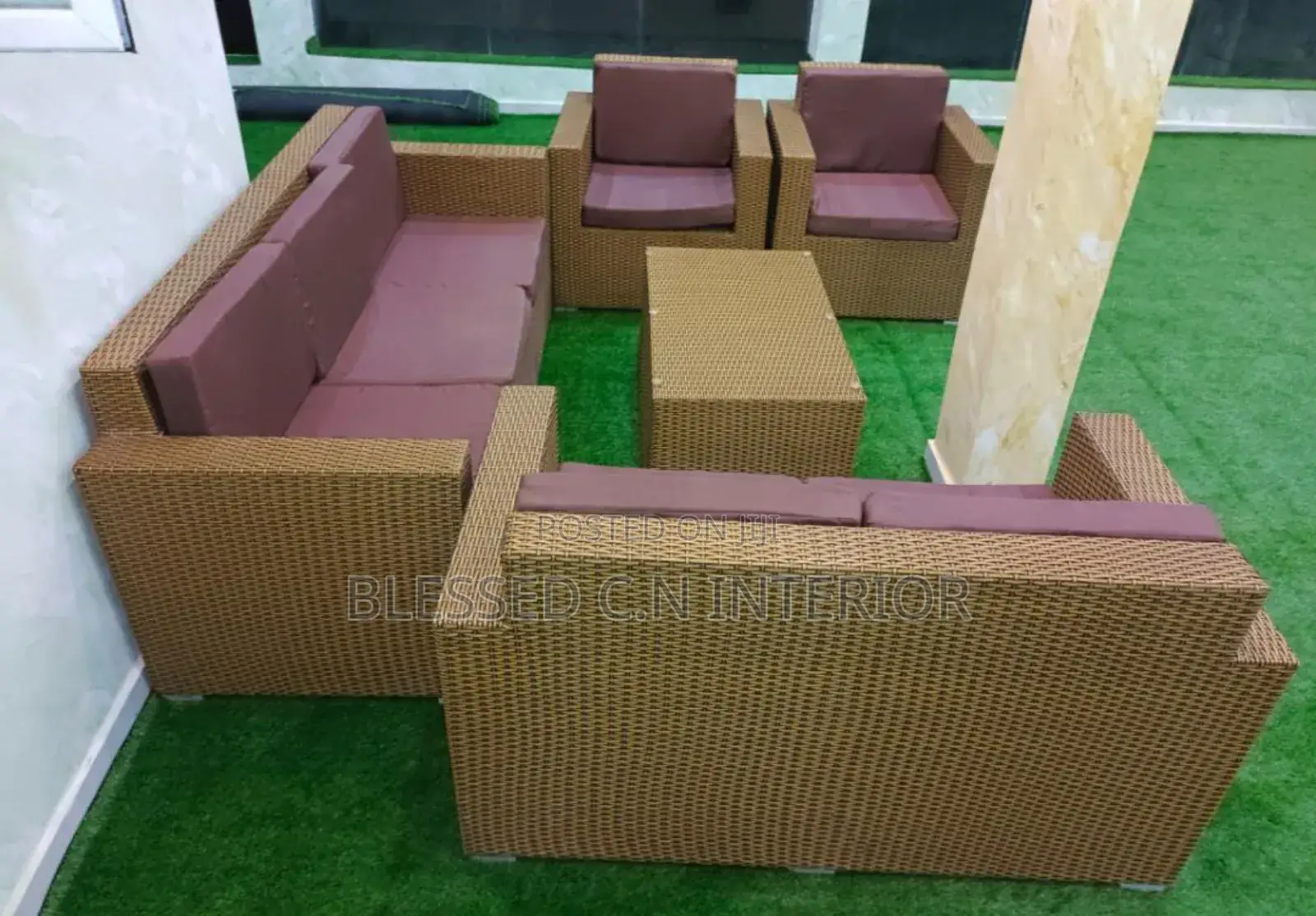 Classic Rattan Set of Chairs