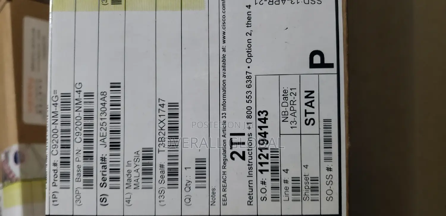 Cisco C9200-Nm-4g