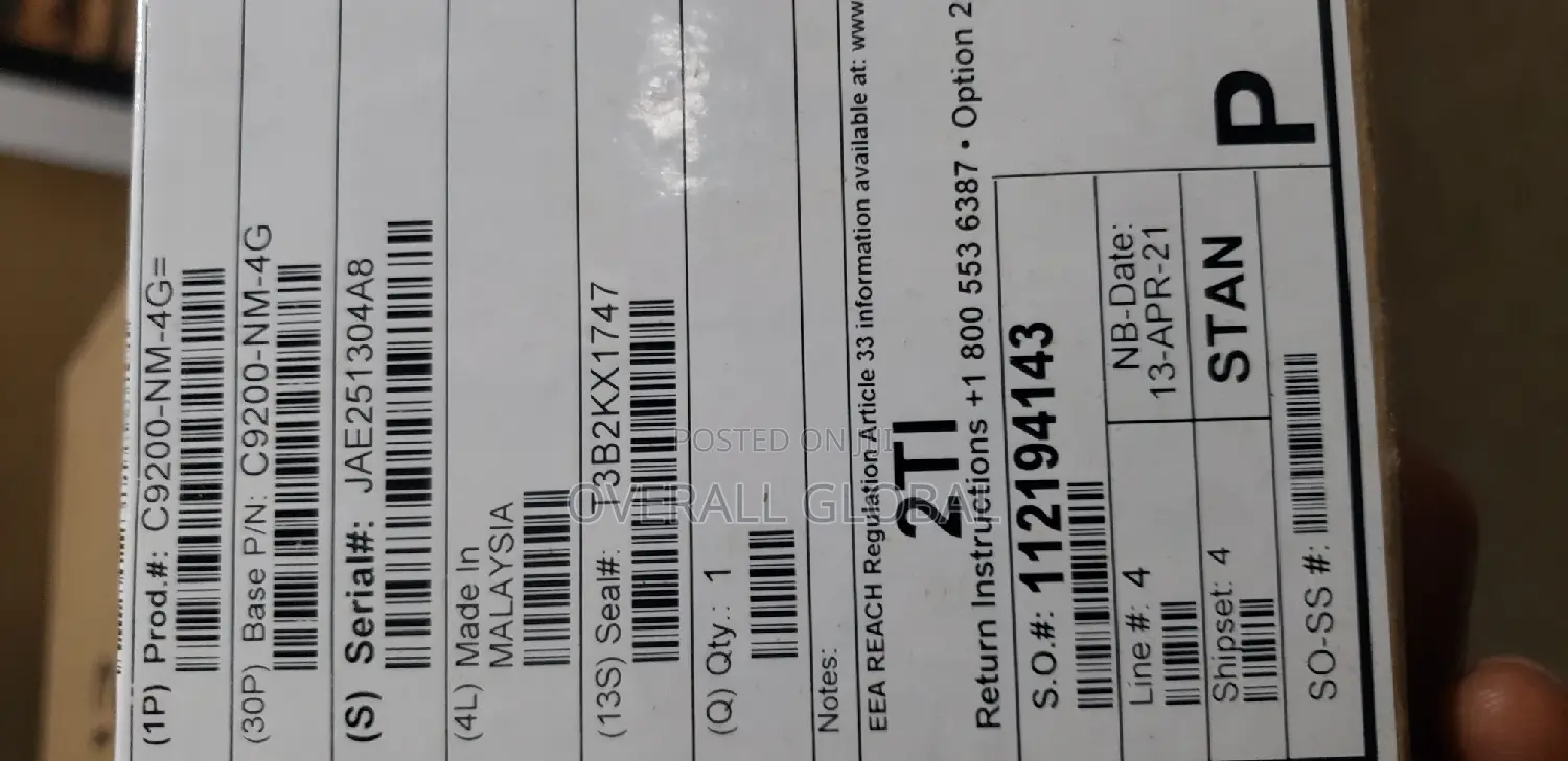 Cisco C9200-Nm-4g