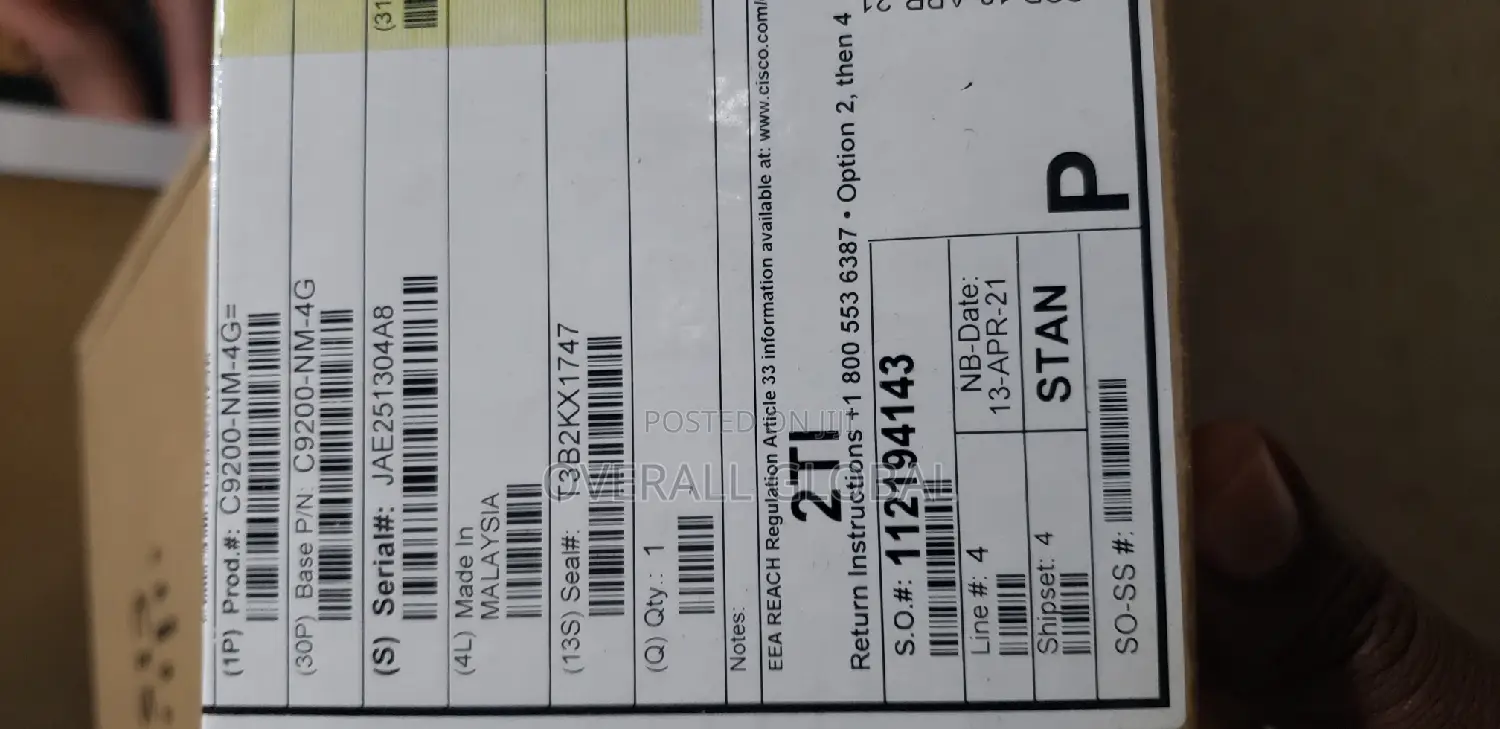 Cisco C9200-Nm-4g