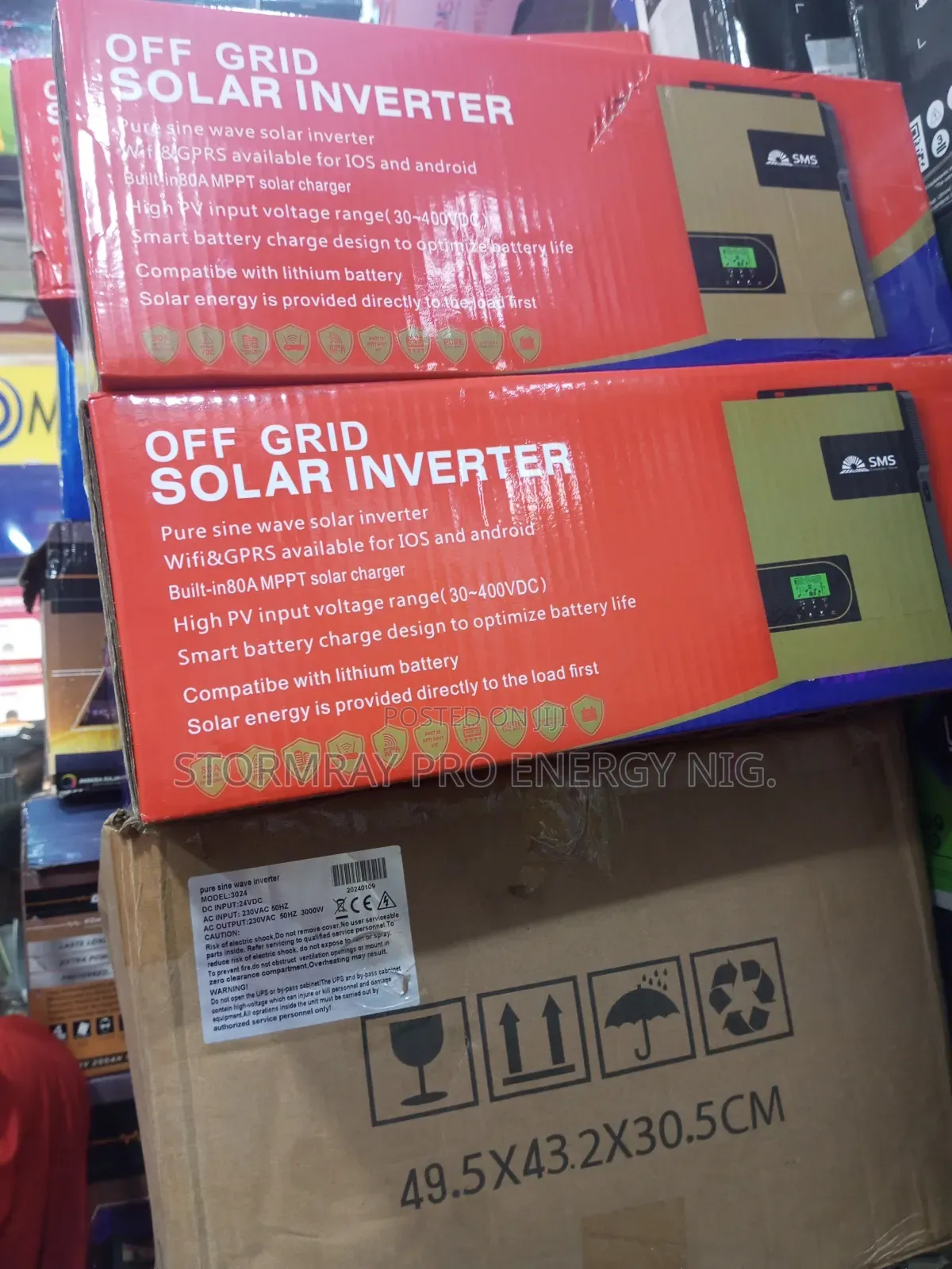 3.6kva OFF/ON SMS Solar Inverter