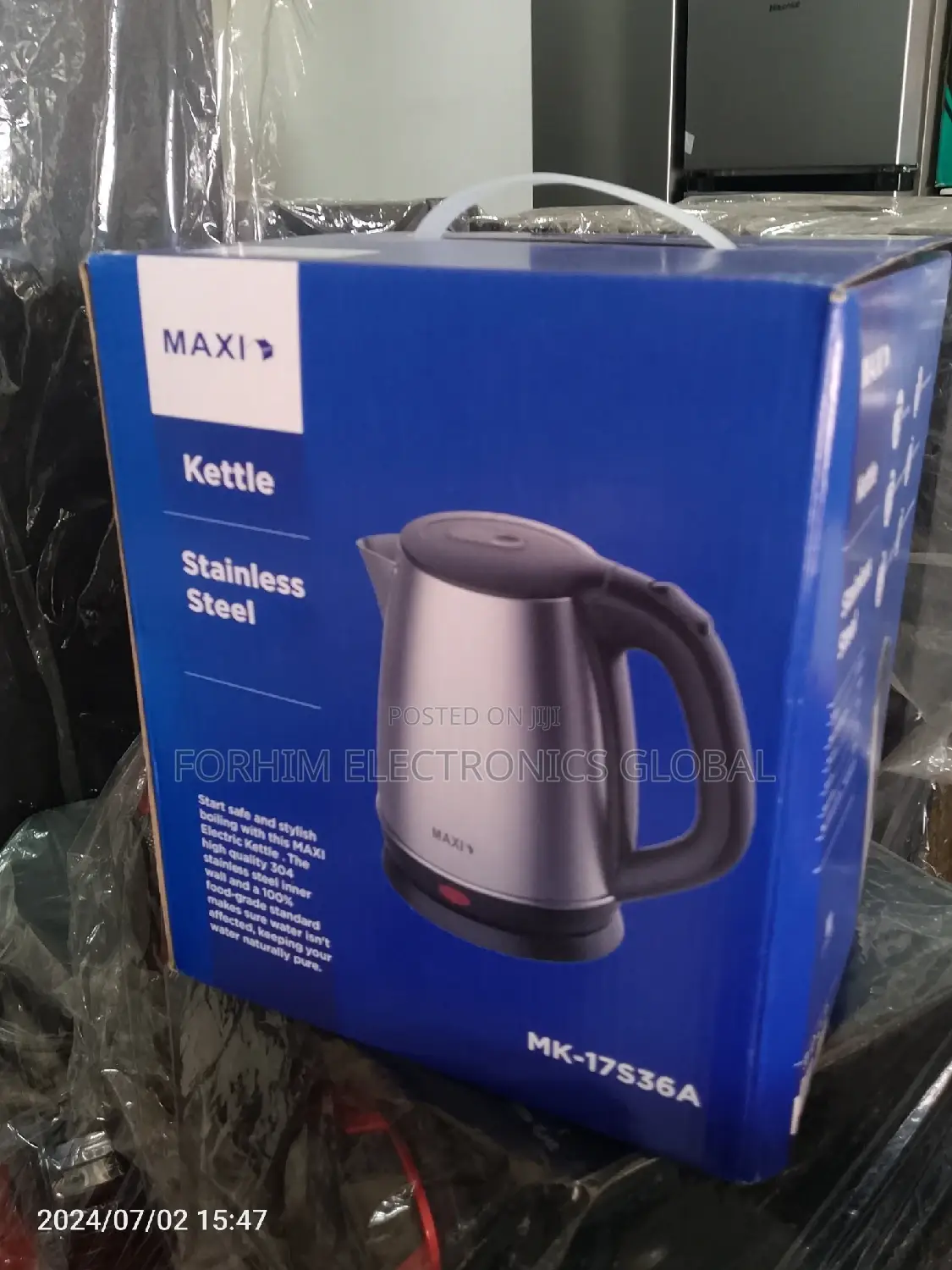 MAXI Kettle (Stainless Steel)