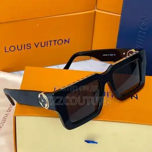 Original Louis Vuittion Black Frame Tinted Sunglasses