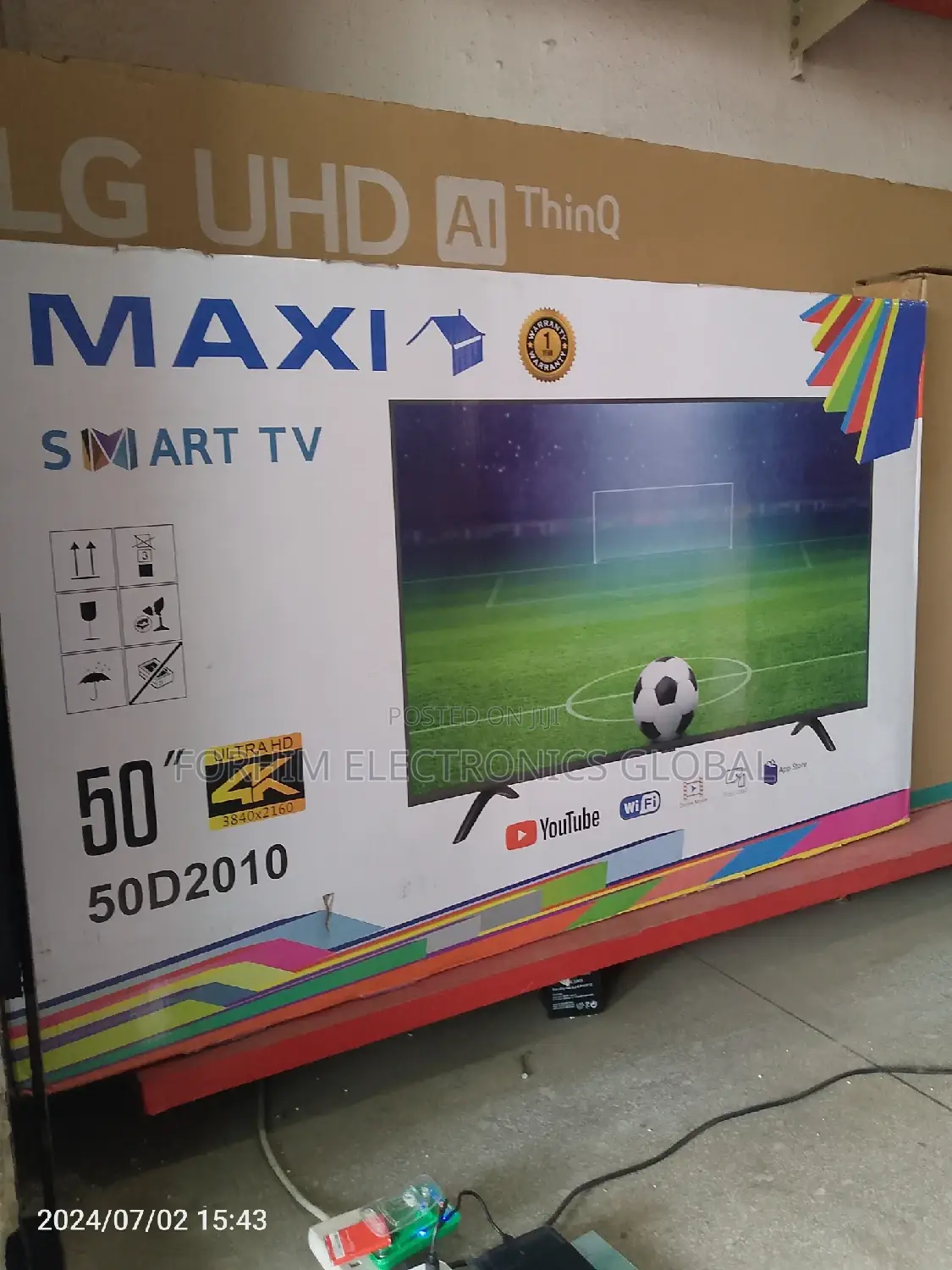Maxi 50 Inch Smart UHD TV in Benin City - TV & Video Equipment, Forhim ...