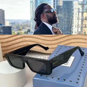 Original Gucci Black Frame Tinted Sunglasses