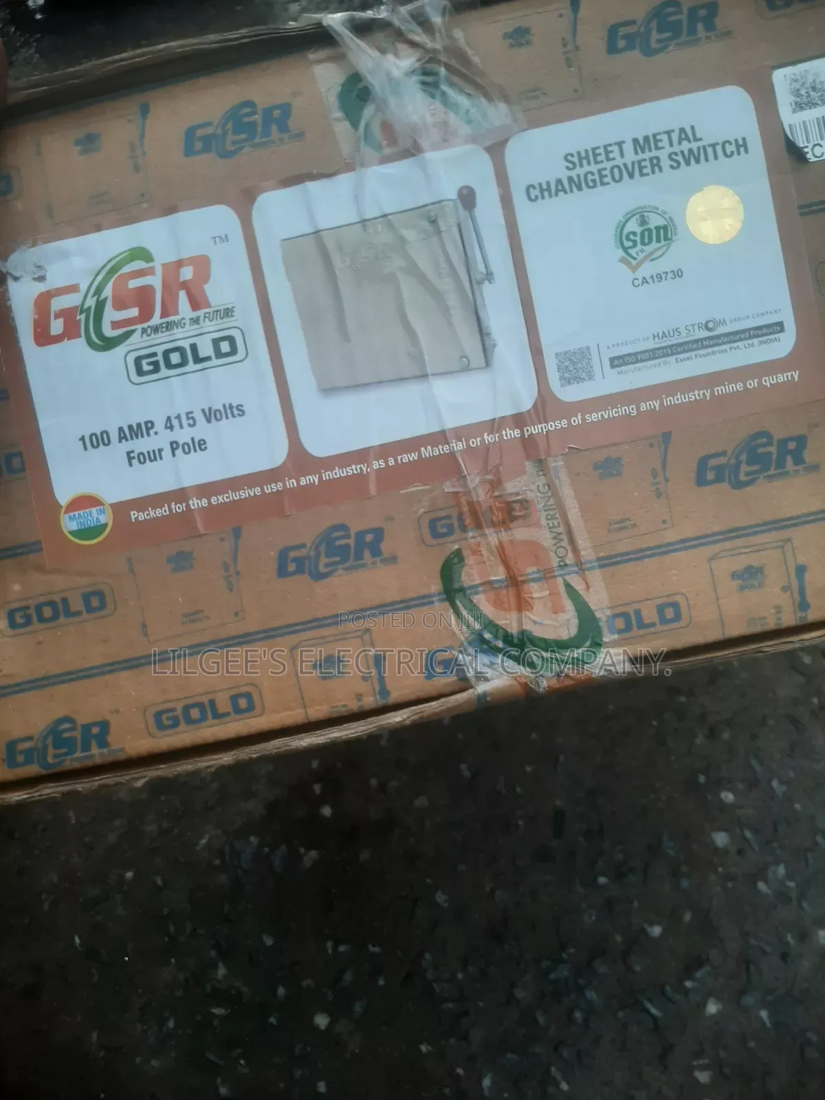 Orignal 100 Amps GSR Gold Changeover