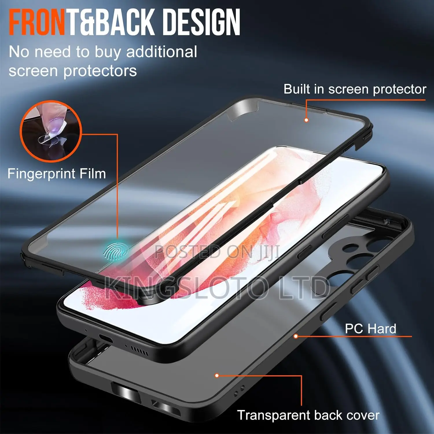 Galaxy S21 Front and Back Case