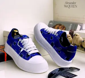 High Quality Alexander Mcqueen Denim Luxury Sneakers