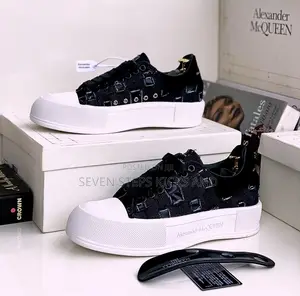 High Quality Alexander Mcqueen Denim Luxury Sneakers