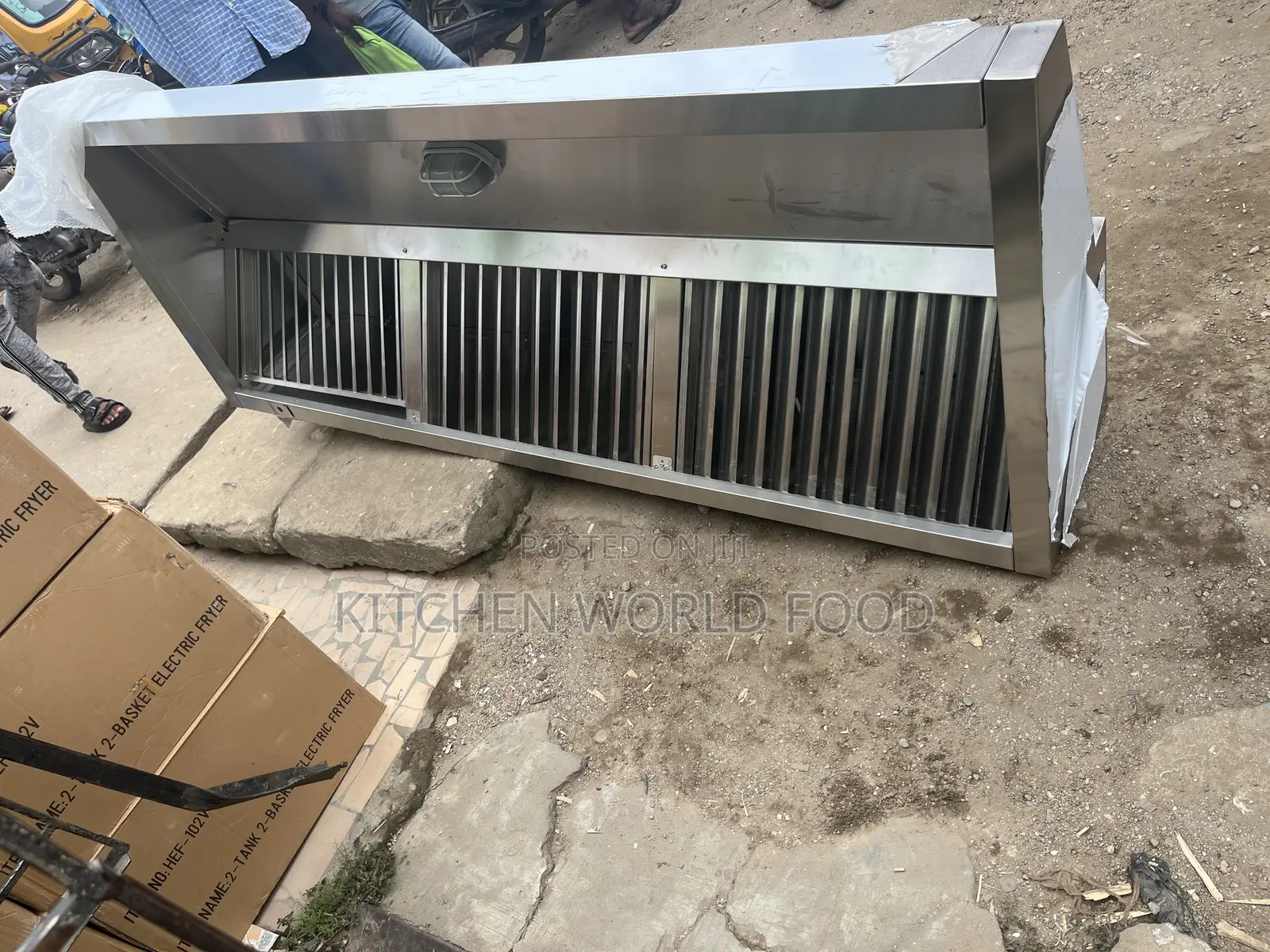 8ft Industrial Kitchen Hood