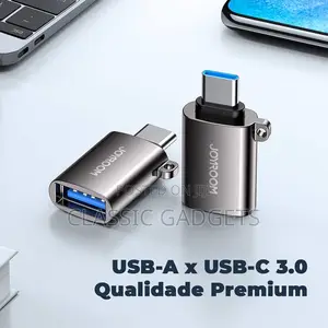 Joyroom S-H151 Type-C Male USB Female Preto Adapter