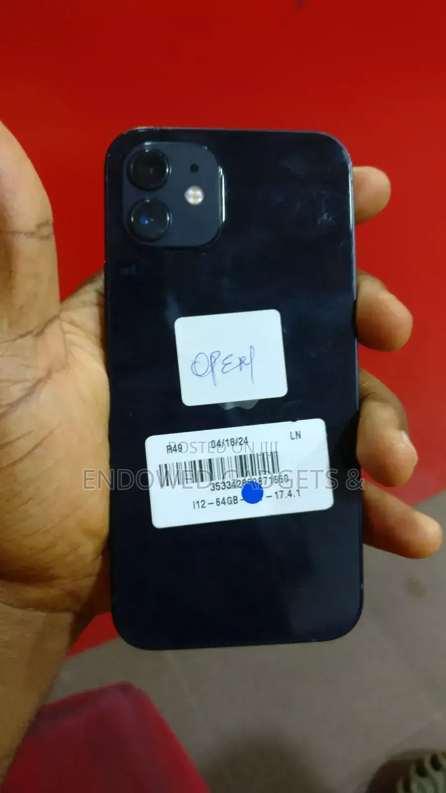 Apple iPhone 12 64 GB Black
