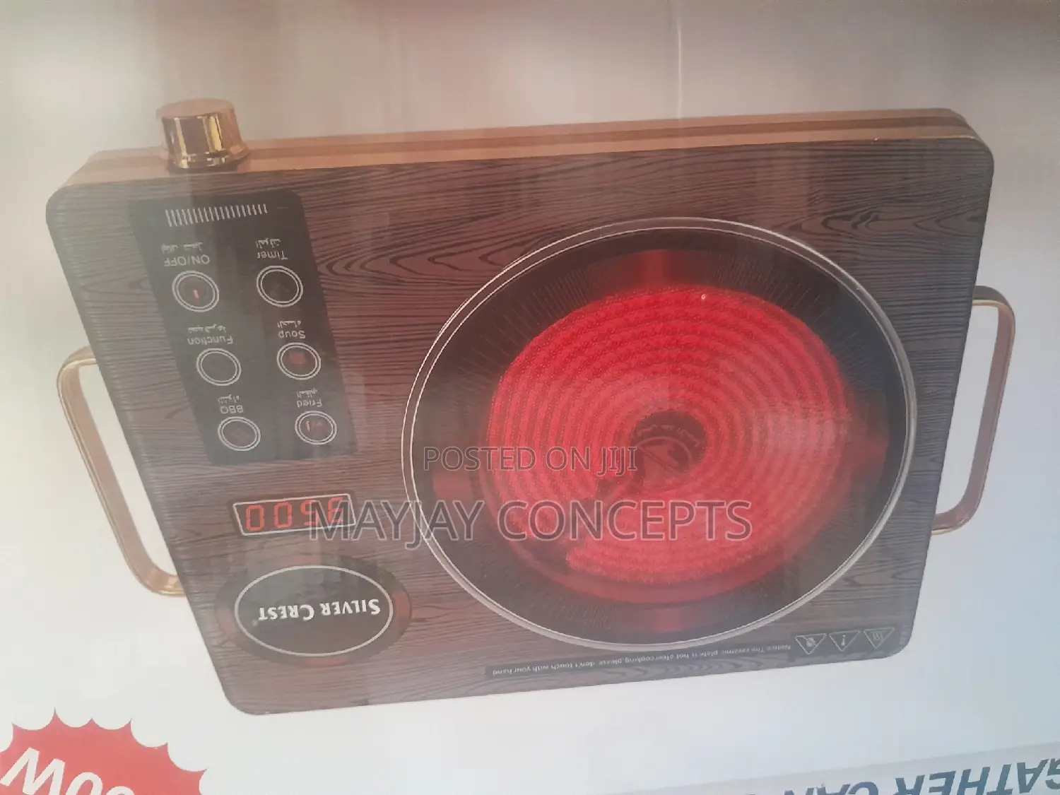 Silvercrest Infrared Hot Plate Cooker With 7 Functions Timer