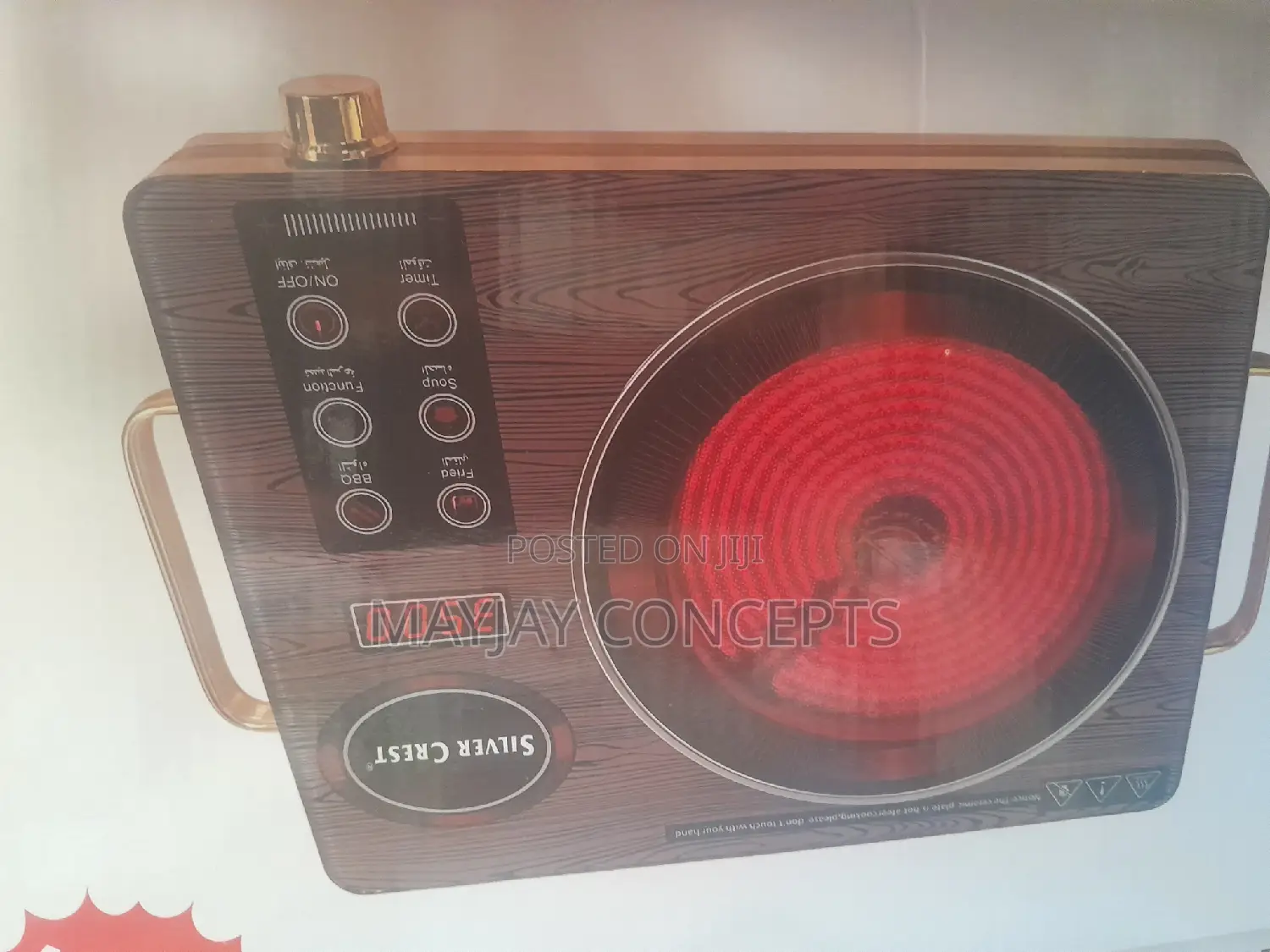 Silvercrest Infrared Hot Plate Cooker With 7 Functions Timer